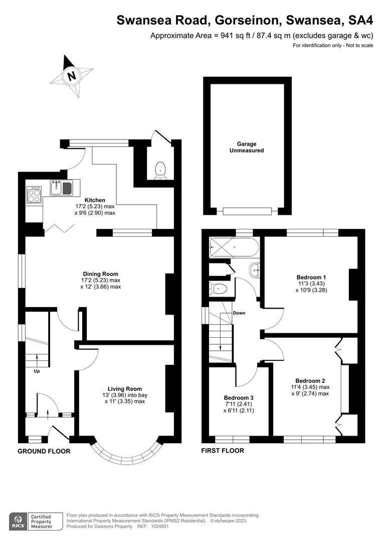 Swansea Road, Garden Village, Swansea, £165,000 Dawsons Property